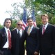 Emelio Estefan, Eduardo Verastegui and Sean Wolfington at the White House