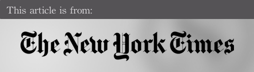 External articles - The New York Times