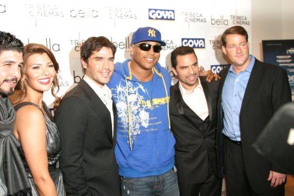 Bella Team with LL Cool J at the Tribeca Premiere in New York City