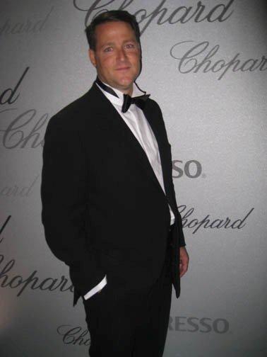 Film Producer Sean Wolfington (Financier and Producer) at the Chopard Party at the Cannes Film Festival