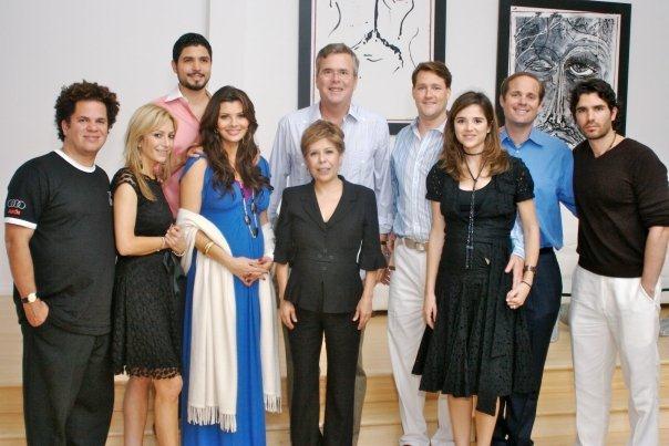 Florida Govenor Jeb Bush, his family and the Bella Team