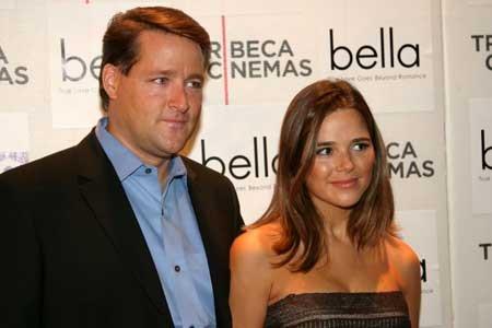 Sean Wolfington 9Financier and Producer) and his wife Ana Wolfington (Financier and Producer) at the Bella premiere at the Tribecca Film Festival