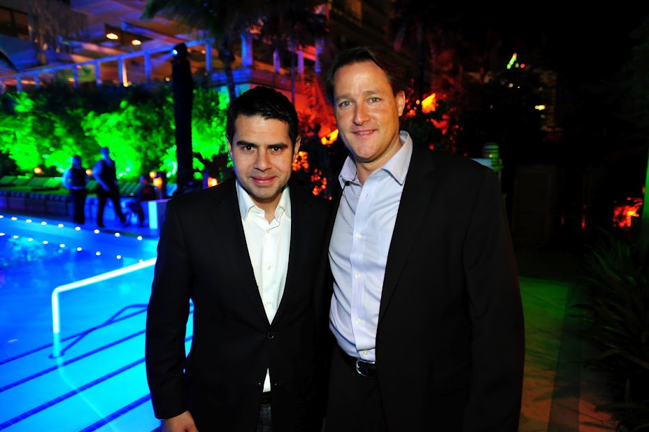 Sean Wolfington (Financier and Producer) and Cesar Conde (President of Univision)  